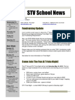STV School News: Fundraising Update