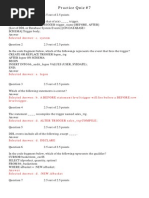 PL/SQL Practice Quizzes Final Exam