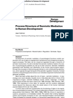 Valsiner - Process Structure of Semiotic Mediation in Human Development