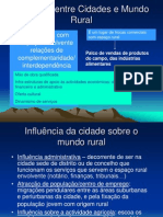 Parcerias Entre Cidades e Mundo Rural