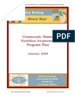 Healthy Eating Library Program Plan