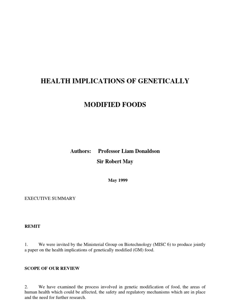 health-risks-of-genetically-modified-foods-pdf-genetic-engineering
