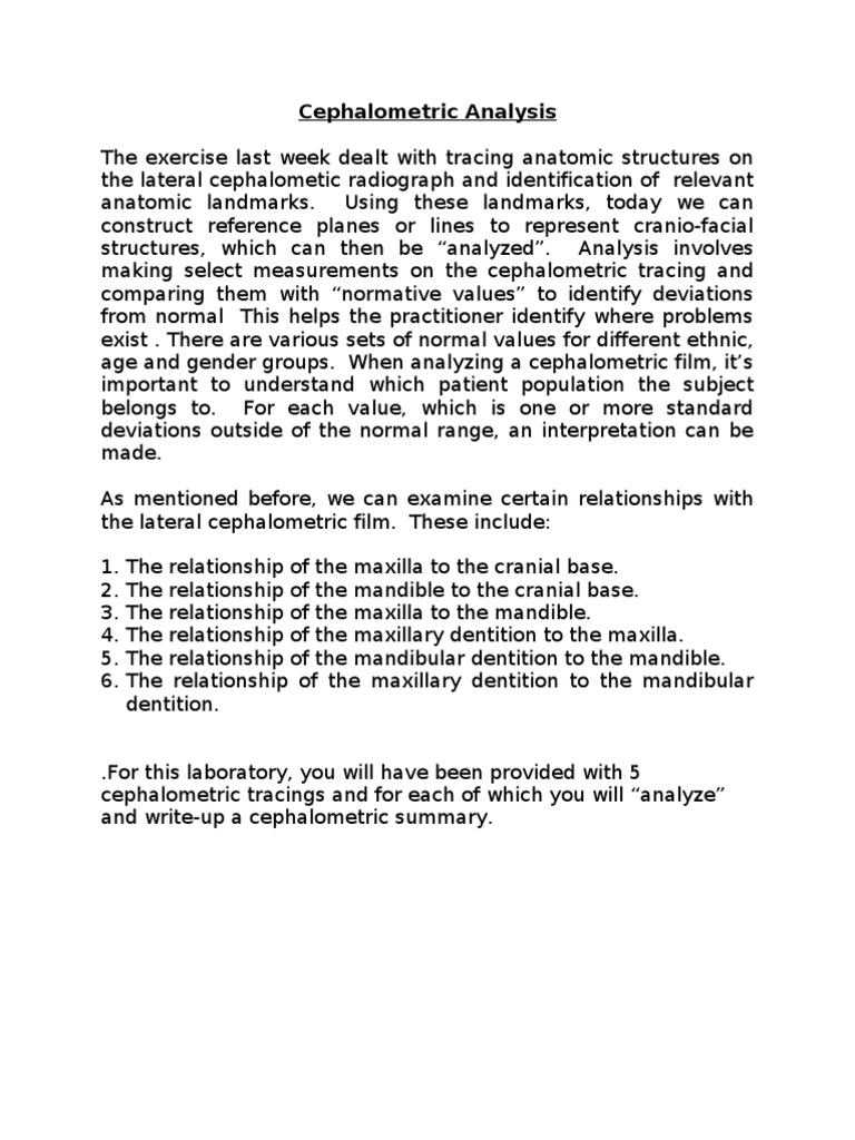 Ceph Analysis Lab | PDF | Teaching Mathematics | Nature