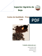 CQ - Custos da Qualidade Processo do café