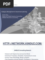 Download Category Management and Assortment Planning Presentation by pavankks SN13891342 doc pdf