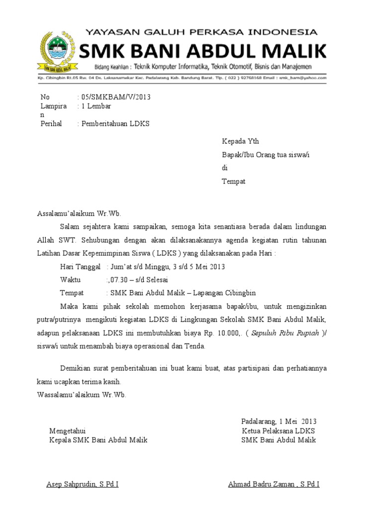 9000 Koleksi Contoh Surat Undangan Alumni Osis Gratis Terbaru