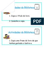 Actividades da biblioteca- 1ºano