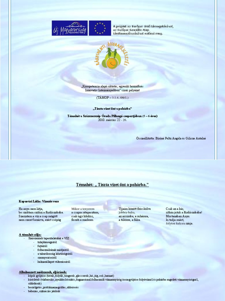 Víz Projekt | PDF