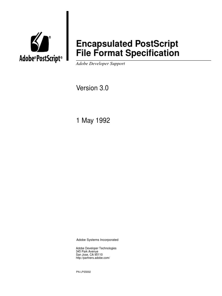 5002.epsf Spec (Eps) | PDF | Computers | Technology & Engineering
