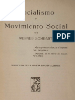Sombart-Socialismo y Movimiento Social
