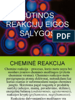 Cheminių Reakcijų Eigos Sąlygos