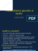 Metabolismul Glucidic Si Lipidic