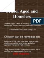 School Aged and Homeless