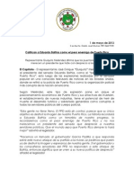 CP - Representante Quiquito Meléndez Afirma Que Los Puertorriqueños No Se Merecen Un Presidente Que Trate Con Desprecio A Los Policías