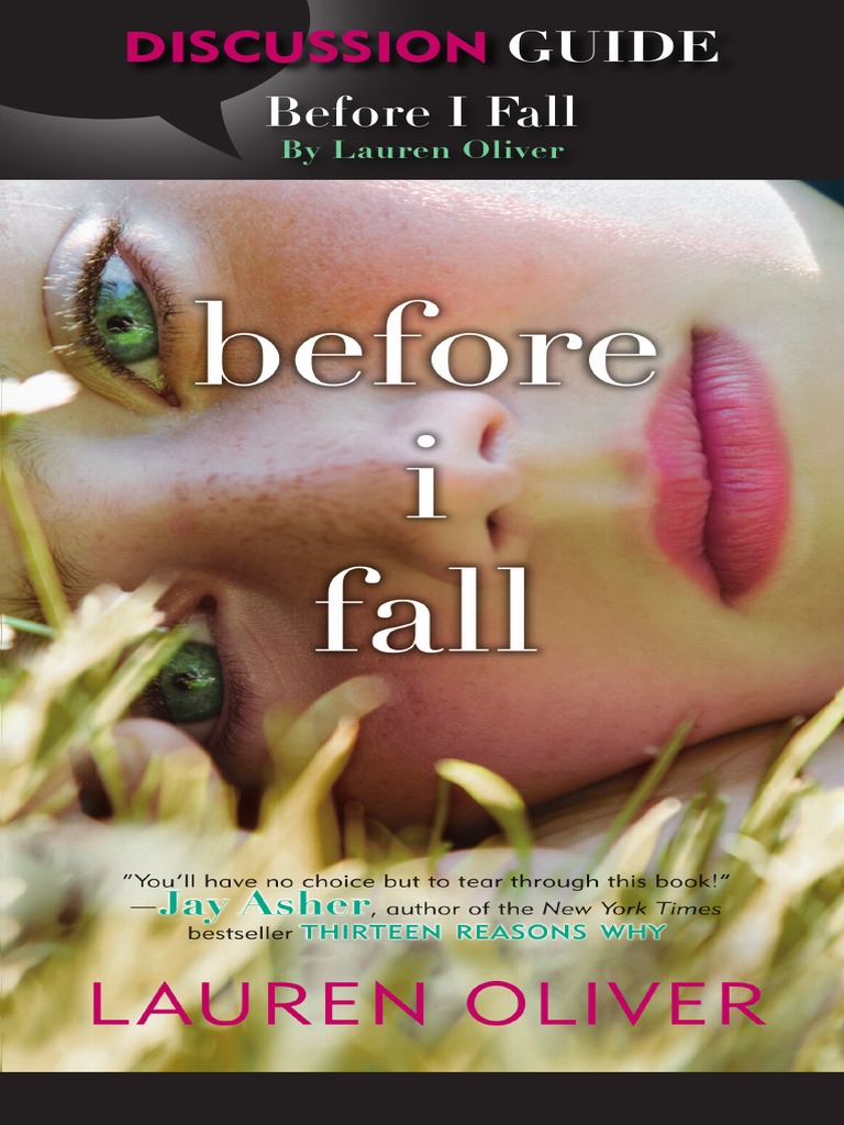 Before i fall book club guide fiction literature