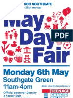 May Day Fair - Monday 6th May - 11am Until 4pm - Southgate Green, London N14 7EG