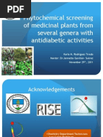 Download Phytochemical screening of medicinal plants from several genera with antidiabetic activities by Programa BRIC SN138944729 doc pdf