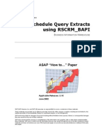 How To Schedule Query Extracts Using RSCRM - BAPI