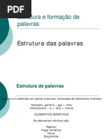 Estrutura e formação de palavras