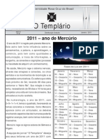 Jornal o Templario Ano6 n45 Janeiro 2011