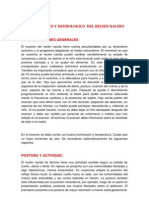 Examen Fisico y Neurologico Del Recien Nacido