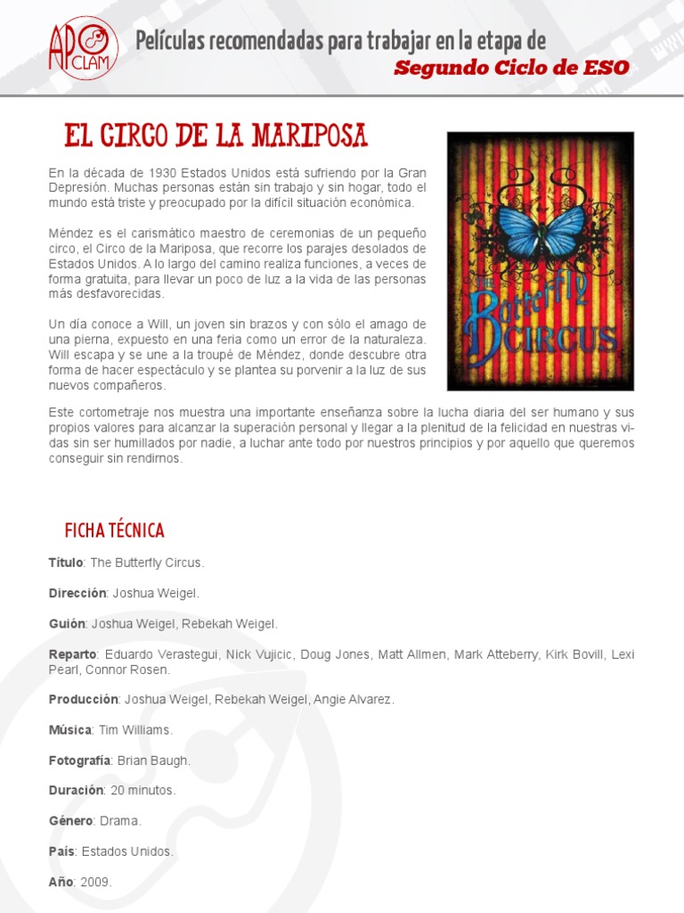 El Circo de La Mariposa Eso2 Conceptos psicologicos
