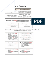 Expressions of Quantity