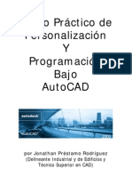 Curso de Personalización y Programación Bajo AutoCAD (Por Jonathan Préstamo Rodríguez) - (771 Págs.)