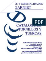 Catalogo Tornillos y Tuercas