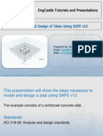 Modeling and Design of Slab Using Safe v12