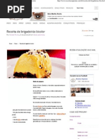 Receitas Supreme – Receita de brigadeirão bicolor