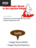 Hemorrhagic Shock  (Anestesi)