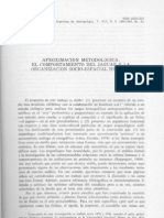 El Comportamiento Del Jaguar y La Organización Socio-Espacial Humana - Dillehay y Kaulicke Ocr