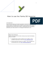 How To Use The Yenka 3D Importer
