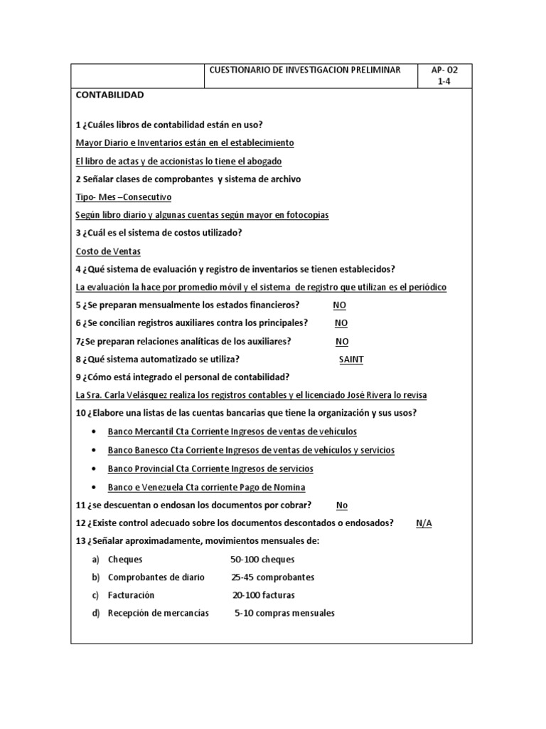 Cuestionario de Investigacion Preliminar Auditoria (1)