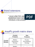 Brand Extensions