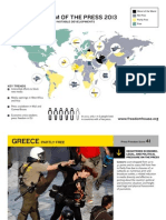 Freedom of The Press 2013 - Infographic