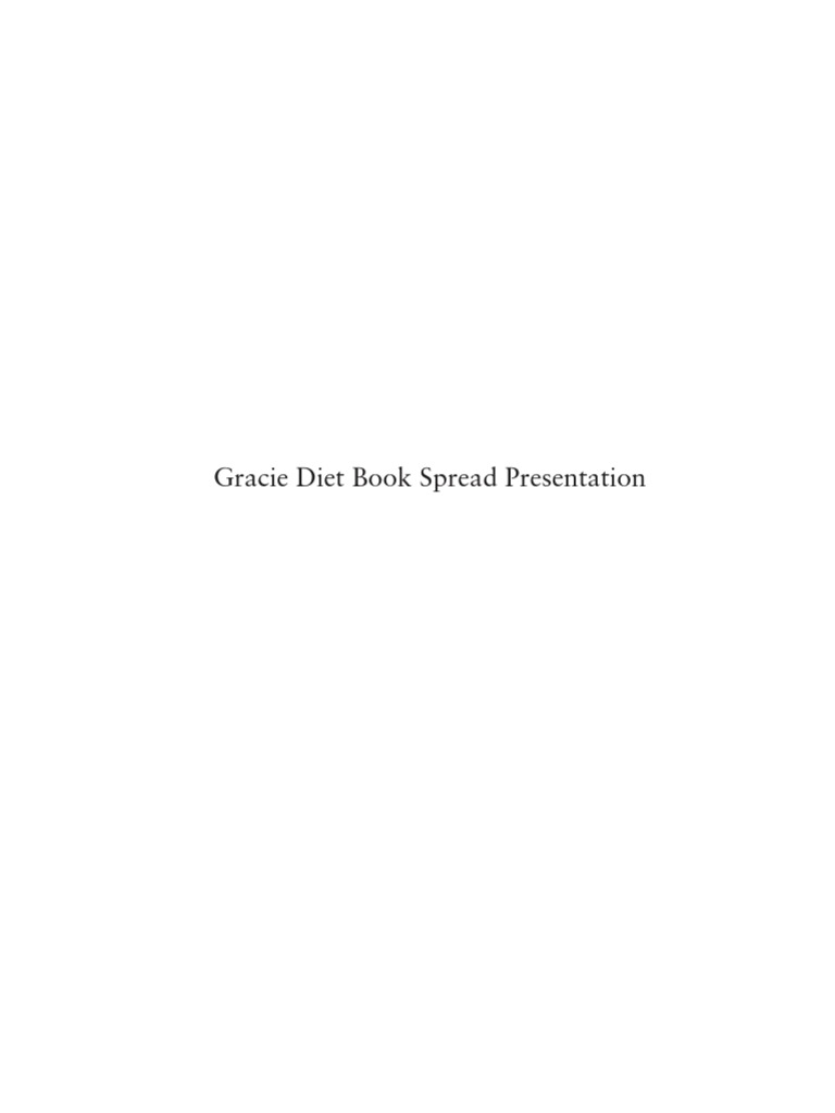 Gracie Diet PDF Obesity Foods