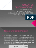 Tensor de Deformaciones