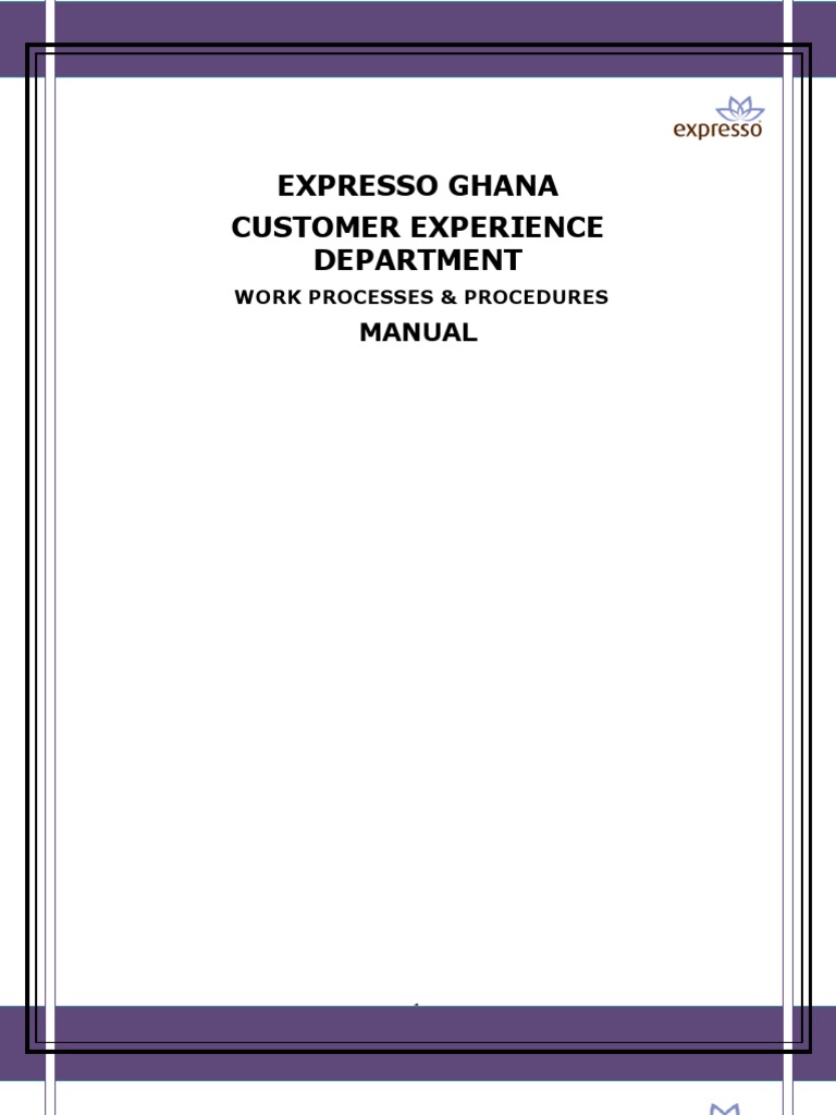 Customer Experience Procedures Manual | PDF | Receipt | Customer ...