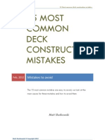 15 Most Common Deck Construction Mistakes