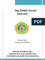 Karya Ilmiah Topik Jejaring Sosial (Social Network)