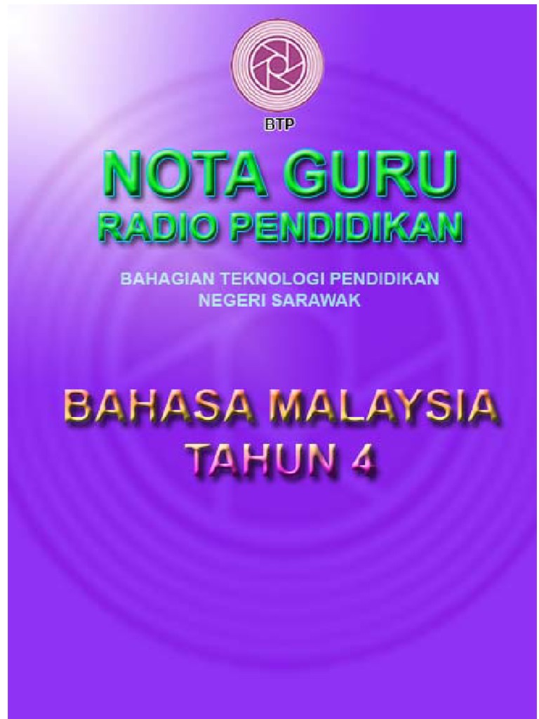 nota bahasa melayu tahun 4