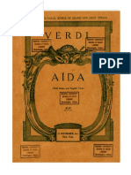 Verdi Aida Vocalscore