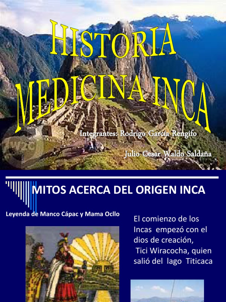 Medicina y Mitos del Imperio Incaico | PDF | Imperio Inca | Salud y ...
