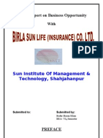 Project Birla Sun Life Insurance