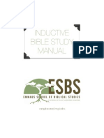 Bible Study Guide for Inductive Learning