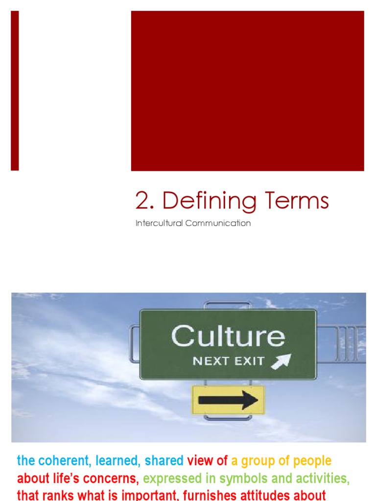 Week 2 Defining Terms2 | PDF