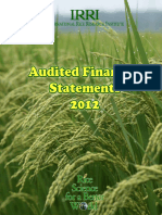 IRRI AR 2012 - Audited Financial Statements