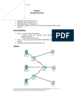 Praktikum Jaringan Komputer UGM Modul 4 Routing Protocol